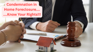 condemnation in foreclosure