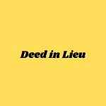 Deed in Lieu