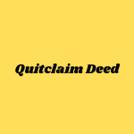 Quitclaim Deed